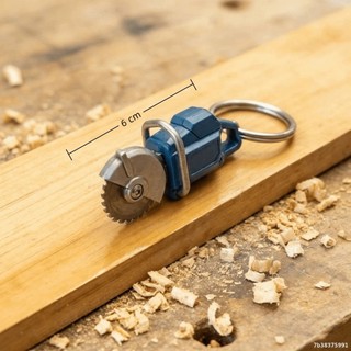 JKDESIGN Máy cưa xích cầm tay Móc khóa, Móc khóa máy mài góc cầm tay bằng nhựa, Túi cầm tay Charm Làm vườn ngoài trời Đồ chơi cắt tỉa cho cảnh quan Quà tặng người yêu