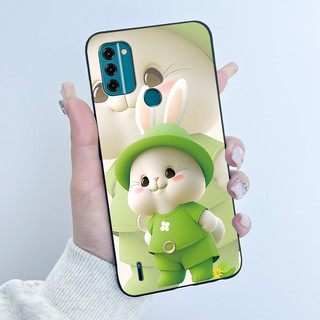 Dành Cho Nokia C31 Ốp Lưng Tình Yêu Dễ Thương Thỏ Hoạt Hình Vui Nhộn Mờ Silicon Mềm Màu Đen TPU Ốp Lưng Điện Thoại Nokia C31 NokiaC31 Bảo Vệ Bao