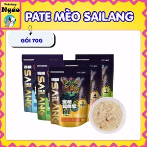 Pate cho mèo SAILANG 70g - 5 vị tự nhiên, không chất bảo quản, dễ tiêu hoá cho mèo mọi lứa tuổi
