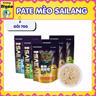 [ Thanh Lý ] Pate cho mèo SAILANG 70g - 5 vị tự nhiên, không chất bảo quản, dễ tiêu hoá cho mèo mọi lứa tuổi