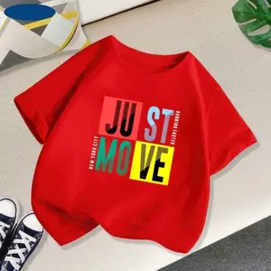 Cổ Thuyền Unisex, 3/4-13/14, Hàng COD2025, Áo Thun in Trẻ Em, Cotton Cao Cấp