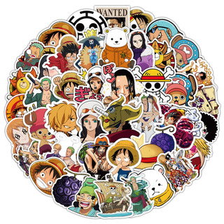 Bộ 50 Anime One Piece Hoạt Hình Dán DIY Điện Thoại Laptop Xe Máy Chống Thấm Nước Miếng Dán Đồ Chơi Trẻ Em