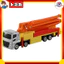 Takara Tomy Tomica Long Type Tomica No. 127 Mitsubishi Fuso Super Great Concrete Pump Truck Mini Car Toy for Ages 3 and Up