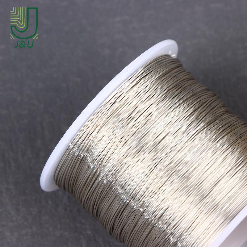 Dây thép mạ đồng 100m dùng làm trang sức và hoa handmade, dễ uốn cong, đường kính 0.3/0.4/0.5mm