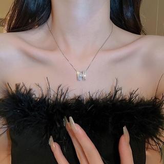 Bộ Bông Tai và Vòng Cổ Chữ H Thời Trang, Đơn Giản Cho Nữ