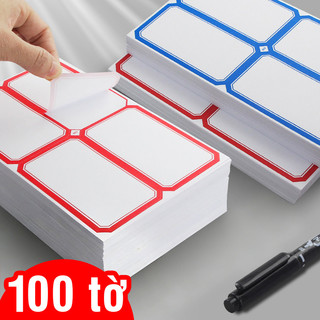 Nhãn dán văn phòng đa dụng set 50 tem dán ghi chú linh hoạt, đánh dấu nổi bật, chất liệu bền