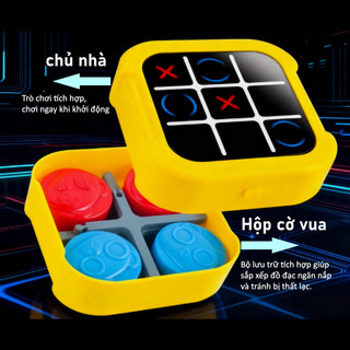 【BabyJoy】Đồ chơi điện tử Tic-Tac-Toe 3in1,Phát triển khả năng tư duy logic của trẻ em,trò chơi tương tác gia đình