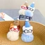 QEARY 2 Chiếc Móc Khóa Búp Bê Sang Trọng, Túi Treo Kính Hoạt Hình Kitty Mặt Dây Chuyền, Móc Khóa Ô Tô Ngộ nghĩnh Đồ Trang Trí Dễ Thương Từ Tính Móc Khóa Cho Chó Trang Trí Túi
