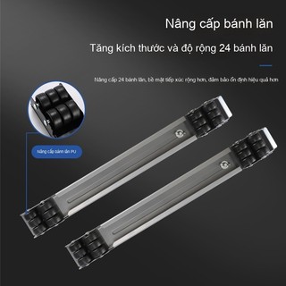 Đế tủ lạnh có bánh xe lăn trượt đồ nặng dễ dàng Giá đỡ có con lăn di động,Có thể điều chỉnh kích thước,Chịu tải 200kg