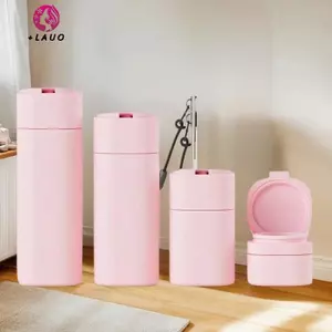 Springevenstar 5 Cái / bộ Chai Pha Chế Trang Điểm Dưỡng Ẩm, Sữa Dưỡng Di Động, Dầu Gội, Du Lịch, Có Thể Đổ Lại, Bóp Chai Rỗng Springevenstar