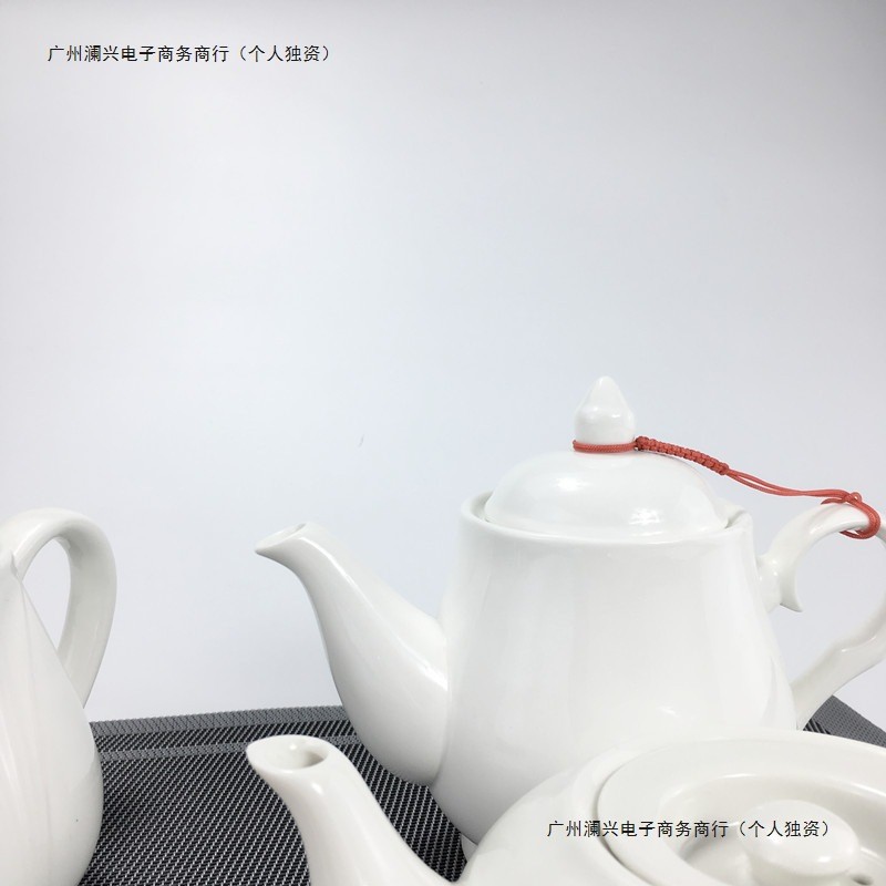 Nhà Hàng Khách Sạn Ấm Trà Gốm Sứ Dung Tích Lớn Trà Trắng Nguyên Chất Bộ Ấm Siêu Tốc Kích Thước Lọc I67Y
