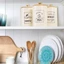 Bộ hộp cà phê 3 chiếc CHEESELY, Hộp đựng đường xanh hồng trắng dung tích lớn, Kim loại chống ẩm có nắp chai bảo quản thực phẩm Sử dụng tại nhà