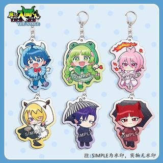 Welcome To Demon School Iruma Kun Anime Keychain Naberius Kalego Acrylic Key Chain Man Asmodeus Alice Key Ring Wome