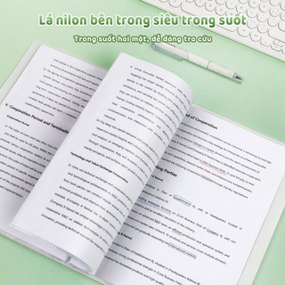 Tệp đựng tài liệu A4 với thiết kế hoạt hình gấu trúc dễ thương, đáp ứng nhu cầu học sinh, bìa đựng 30/40/60 lá