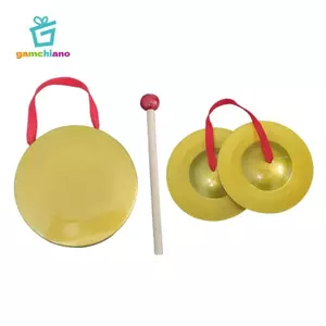 Mini Ngón Tay chũm chọe Gong Nhạc Cụ Phát Triển Di Động Nhạc Cụ Cho Vũ Điệu Trẻ Em