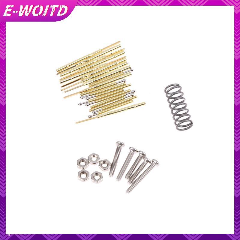 E-WOITD 1.27mm 1.5mm 2mm 2.54mm PCB Kẹp cố định Đầu dò Pogo Pin Tải xuống Chương trình Đốt cháy DIY Kẹp đốt E-WOITD