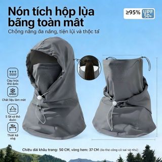 Mũ che nắng chống tia UV, thiết kế thoáng khí, điều chỉnh dễ dàng, nhiều màu sắc, phù hợp ngoài trời