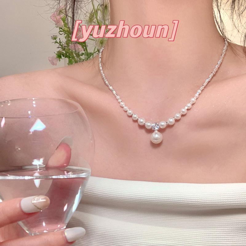 [Mỹ Phẩm Yuzhoun] Mặt Dây Chuyền Ngọc Trai Cao Cấp cho Nữ và Bé Gái - Đơn Giản, Sang Trọng, Perfect làm Quà Tặng