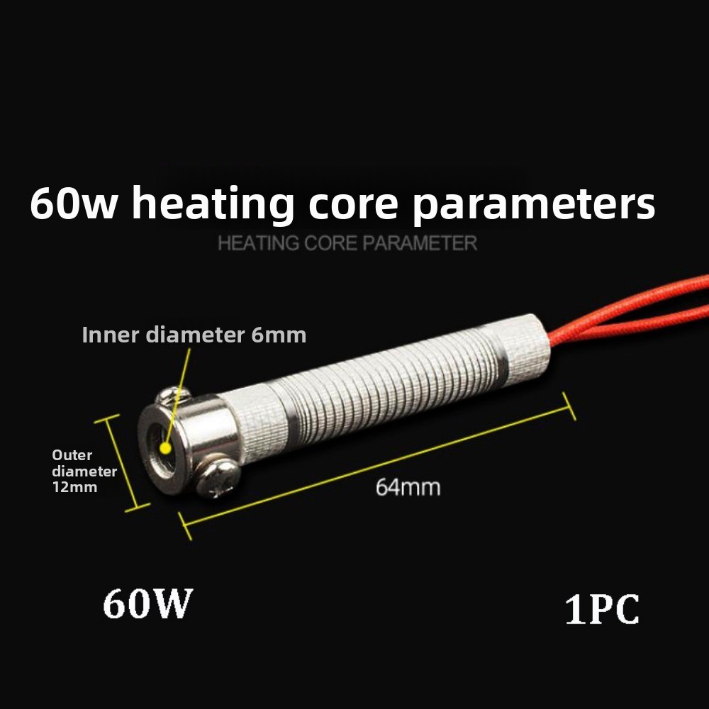 SAIA 1 / 10 chiếc Thay thế bộ phận sưởi ấm bên ngoài, Chịu nhiệt độ cao 30W40W60W100W Lõi sắt hàn điện, Thiết bị phụ tùng 220V chất lượng cao