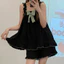 Bộ Đồ Ngủ Sling Nữ Nơ Bong Bóng Cotton ins Phong Cách Công Chúa Ngọt Ngào Dễ Thương Rời Loungewear Phù Hợp Với