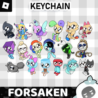 Ganci/móc chìa khóa Acrylic roblox Dandy's world-Toons Pack 2