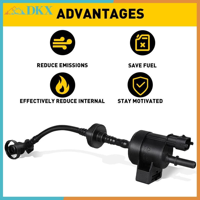 DKX Vapor Canister Purge Van điện từ Phù hợp cho Chevrolet Cruze Sonic Trax Bui Encore Vauxhall Opel Corsa Astra 55576071 55573017 .