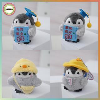 SAFENH Hoạt Hình Chim Cánh Cụt Móc Khóa Dễ Thương Sáng Tạo Động Vật Chim Cánh Cụt Đồ Chơi Nhồi Bông Mặt Dây Chuyền Móc Khóa Ba Lô Trang Trí Phụ Kiện Quà Tặng VN