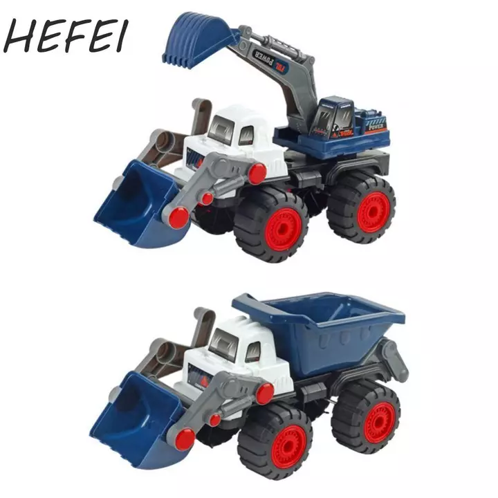 HEFEI Đồ chơi máy xúc HEFEI, Đồ chơi xe tải ABS Đồ chơi xe kỹ thuật trẻ em, Đồ chơi thú vị Xe đồ chơi cổ điển Đồ chơi bán tải Đồ chơi máy ủi lớn Quà tặng sinh nhật
