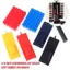 ROLY 1 Cái Dụng Cụ Sắp Xếp Cao Su, Giá Đỡ Mũi Tua Vít Mềm Lục Giác 1 / 4 Inch, 22 Lỗ Tua Vít Đầu Khoan Mũi Đứng Dụng Cụ Điện