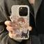 Mèo Doodle cho iPhone 16promax trường hợp iPhone 15 sáng tạo 14 lỗ lớn 12 mềm 78