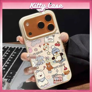 Ốp lưng cấu trúc nệm khí Cho iPhone 11/12/13/XR/14/15/16/17/7/XR Pro Max Plus Ốp lưng bao quanh thời trang Mèo
