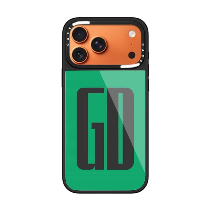 CASECASE X Creative Letters GD Case Chống Trầy Xước Từ Hút Kính Cho IPhone 17 Air 16 15 14 Pro Max Plus Ốp Lưng Cứng Có Hộp Khắc Logo