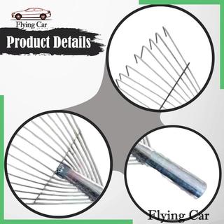 Vườn Tay Rake Đầu Chỉ Rác Thép Dụng Cụ Làm Vườn Phong Cảnh Lá Cào Đầu Cho Kim Thông Sân Trồng Sân Sau