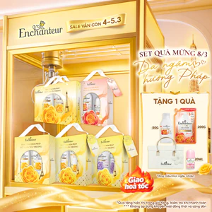 [GIAO HỎA TỐC] Hộp Quà Tặng Cao Cấp 8/3 Enchanteur Deluxe Hương Nước Hoa Pháp Sang Trọng