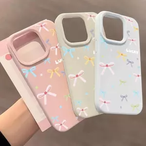 Bướm nhảy nhẹ cho iPhone 16promax15pro trường hợp 13 đơn giản 14 cá tính 11 lỗ lớn mới