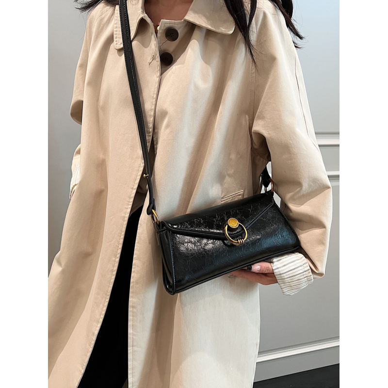 Spring and summer foreign-style French stick bag, Korean style, one-shoulder underarm, new cross-slung small square bag