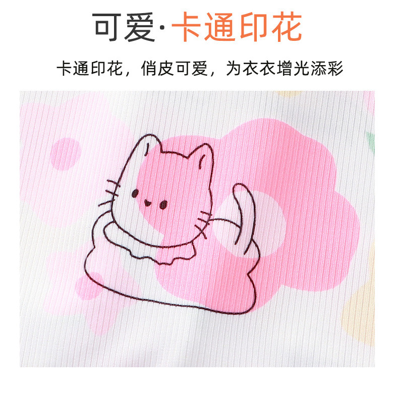 Váy mùa hè cho bé gái Hàn Quốc Váy sọc không tay phong cách phương Tây 80-150 Size 05IT