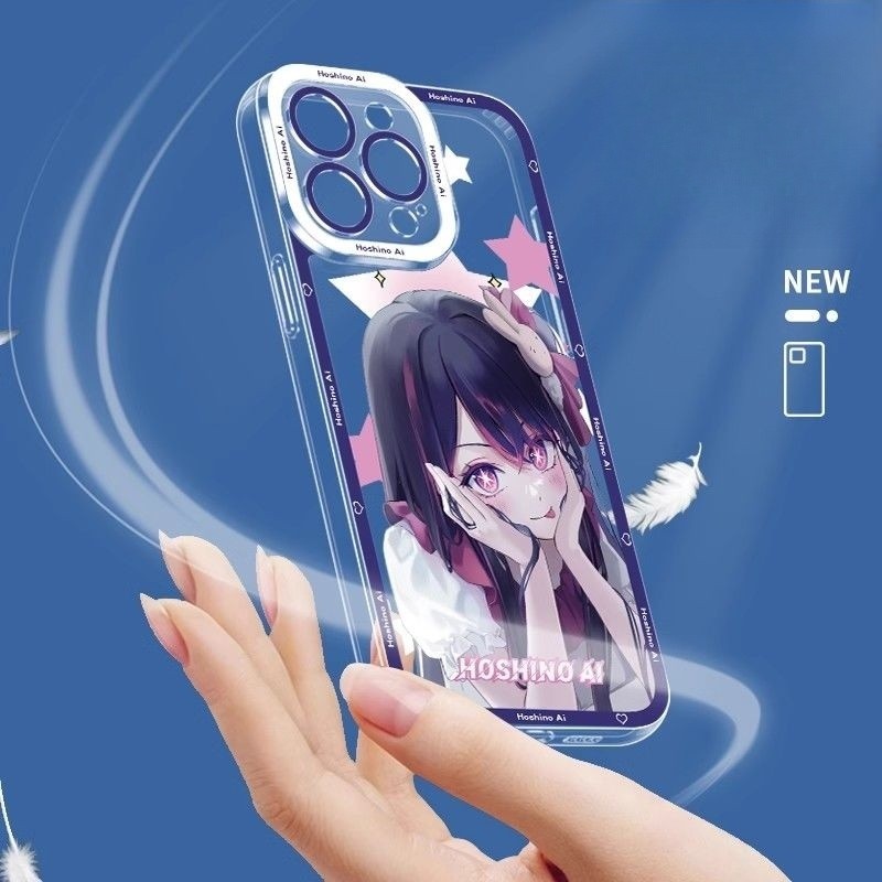 Ốp Lưng Cho infinix GT 20 30 Pro HOT 50 TECNO SPARK 30C 8C GO 2025 SMART 9 10 Plus POP 7 6 5 Lie Anime Oshi no Ko Hoshino Ai Vỏ Silicon Trong Suốt Mềm