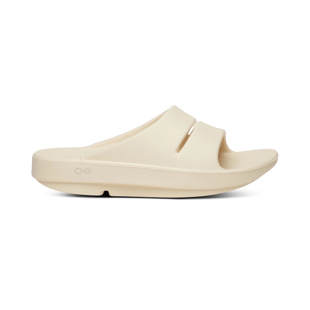 Dép phục hồi sức khoẻ chính hãng OOFOS - Dép Unisex Healthy - Kem - Beige