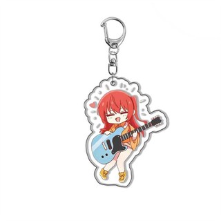 BOCCHI THE ROCK KeyChain Men Anime Key Chain Women Acrylic Car Cosplay Key Ring Gotoh Hitori Pen