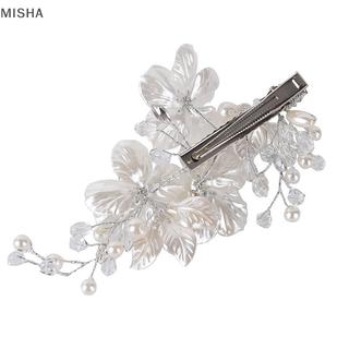 Misa Cô Dâu Pha Lệ Ngọc Trai Hoa - Trang Sức Cưới Cho Tóc Sang Trọng