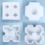 SAIA 1 Khuôn Gạch lát, Cỏ rỗng Nhựa Bước Đá Paver, Bền DIY 25x6cm Có thể tái sử dụng Khuôn gạch lối đi cho bãi cỏ Sân vườn