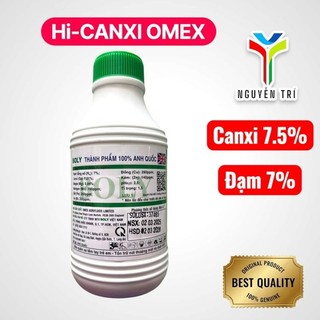 Phân Bón Lá Canxi OMEX CALMAX HICANXI 500ml – Chống Thối Trái, Nứt Trái, Cứng Trái
