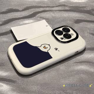 Ốp lưng IPhone 17 16 15 14 13 12 11 Pro Max XRXSMax 78 Plus Trắng Duck Puff trường hợp điện thoại