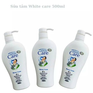 Combo 3 chai sữa tắm dê White Care 1200ml - Dưỡng da, dưỡng ẩm, hương thơm sang chảnh