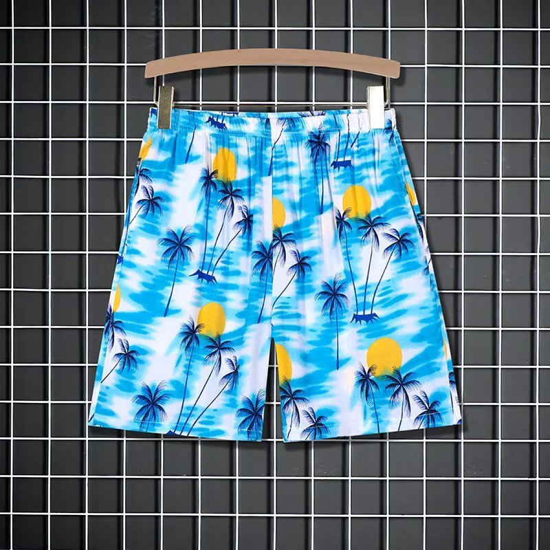 Bộ Đồ Du Lịch Hawaii Phù Hợp Mùa Hè, Thiết Kế Cây Cọ Nhiệt Đới