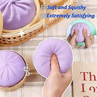 Dumpling Squishy, Colorful Dumpling Toy Stress Relief Sensory Fidget Assorted