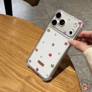 Dành Cho Realme GT8 GT7 GT6 GT5 GT3 GT2 Pro GT Neo 7X 7 6 5 SE 3T 3 2 2T Master Q5X Q5 Q3 Pro Q3i Q2 Q2i Q Vỏ Điện Thoại Hoa Nhiều Màu Sắc Nhãn Trái Tim Tình Yêu Vỏ Trong Suốt Dễ Thương Bao da