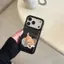 Gỗ ép cho mèo nhỏ phù hợp với 16 vỏ điện thoại iPhone 17 Air, cảm giác da 14/13/11 Pro