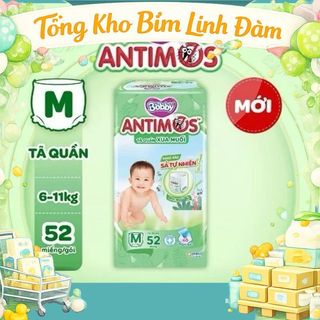 (SALE TRI ÂN SIZE M) Tã Quần Bobby Antimos, Bỉm Quần Xua Muỗi Bobby  Khô Thoáng Cho Da Bé - TỔNG KHO BỈM LINH ĐÀM